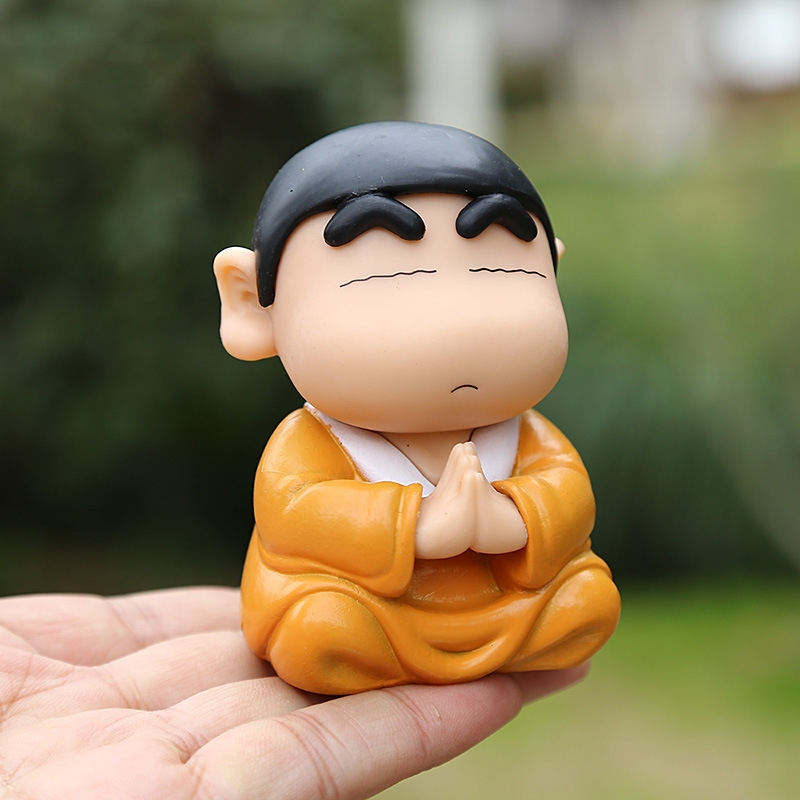 Kids Toys Variety - 8cm Crayon Shin Chan Cos Buddha