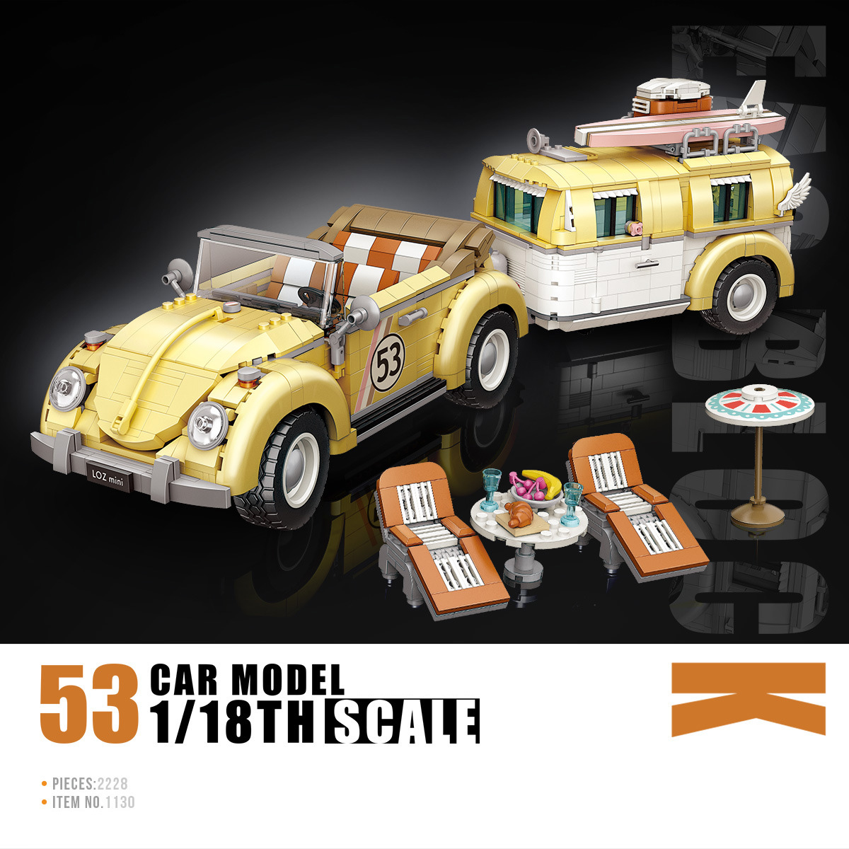 Kids Toys Brands - Idea 1:18 Scale Das Auto Beetles