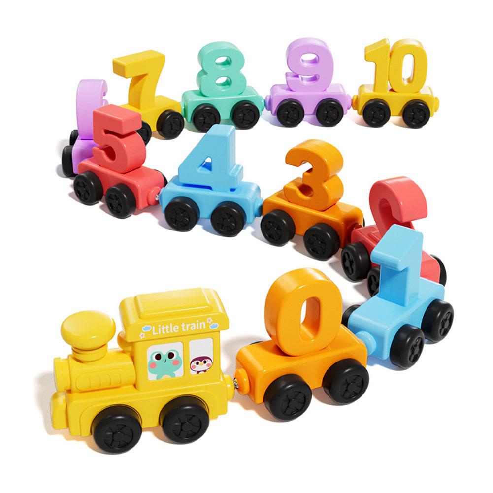 Kids Toys Variety - Montessori Educational Toy Train Set Wooden