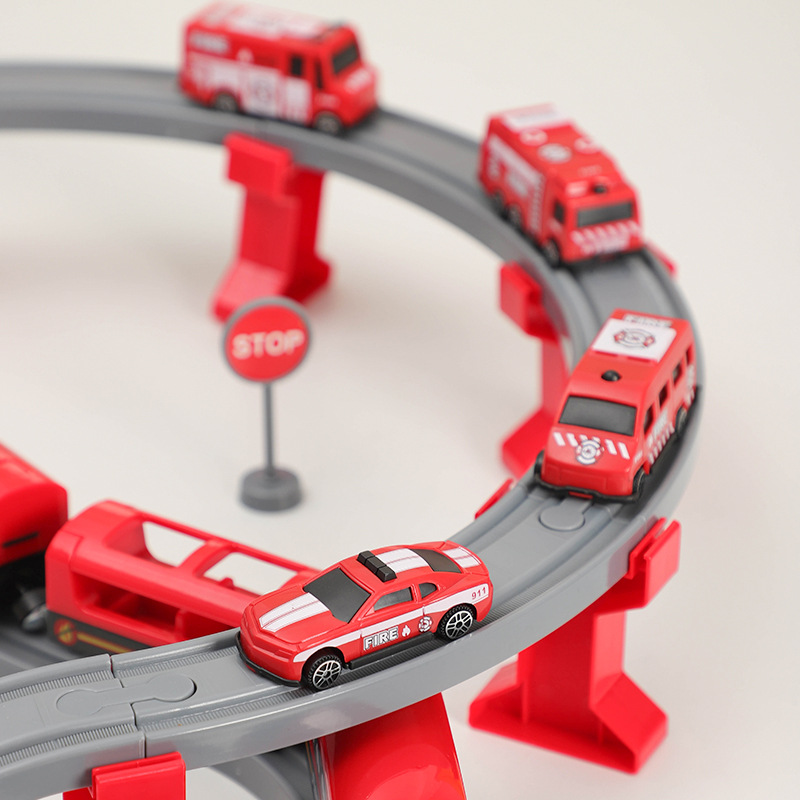 DIY Red Plastic Train Track Se - Kids Toys Brands review and price
