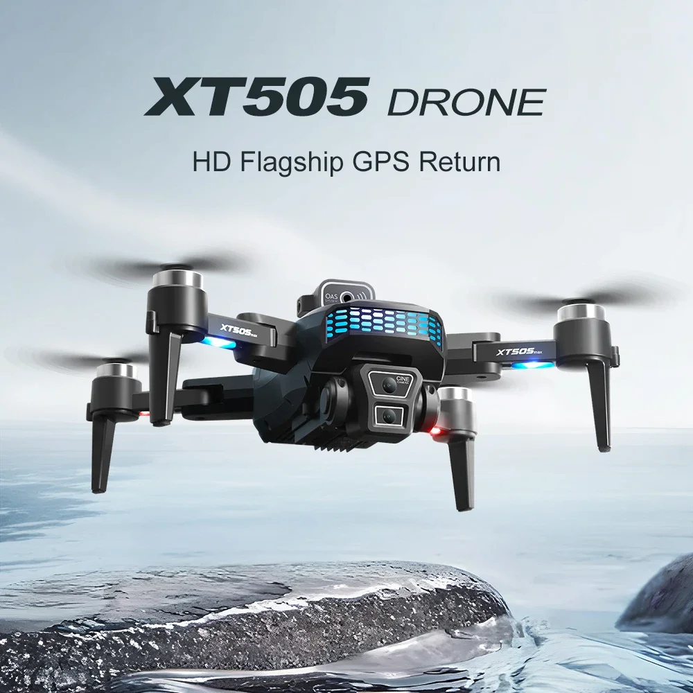 XT505 RC Drone 4K Dual Camera  - Kids Toys Helicopter review and price