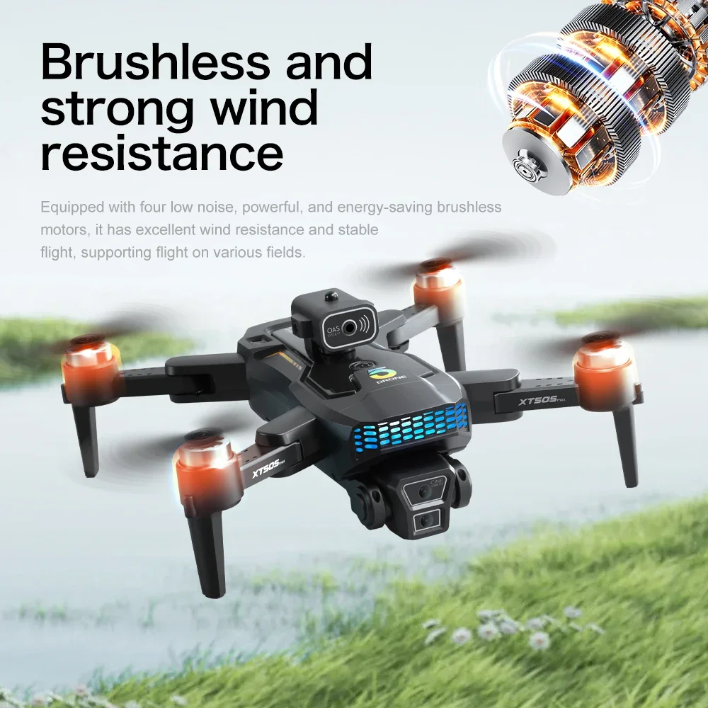XT505 RC Drone 4K Dual Camera  - Kids Toys Helicopter review and price
