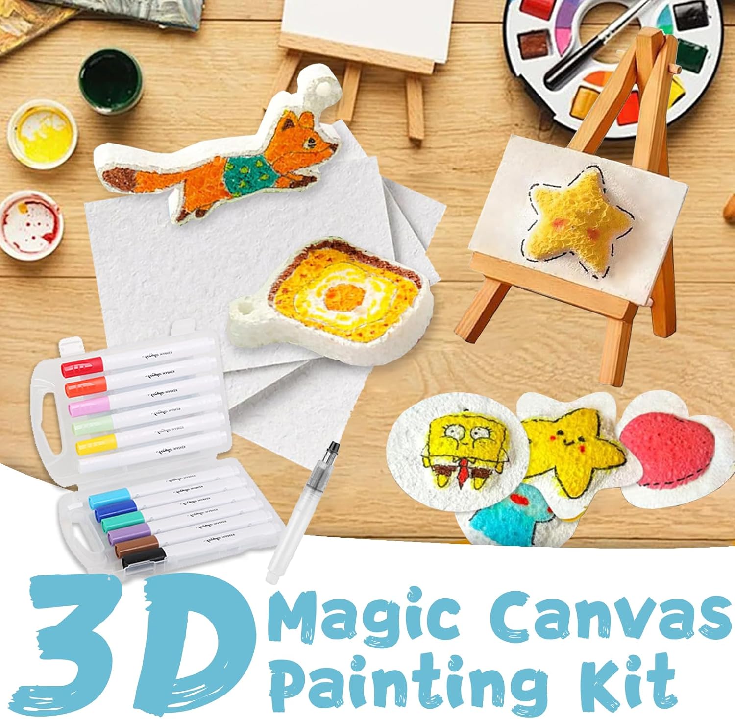 3D Puffy Foam Texture Painting - Kid Toys And Craft review and price
