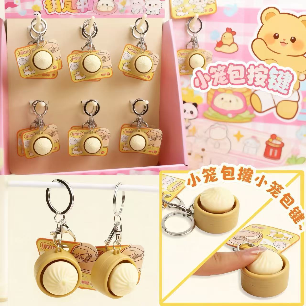 Mini Squishy Dumplings Button  - Kids Toys Return Gift review and price