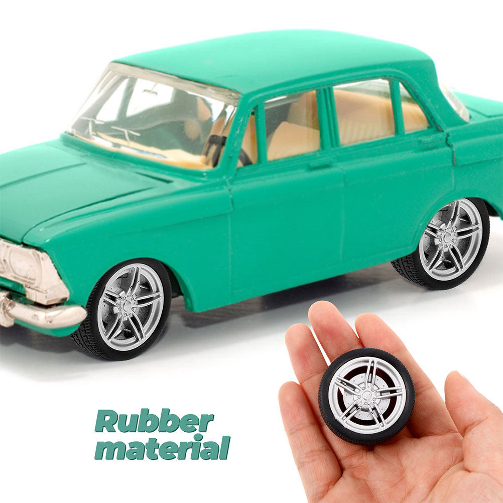4Pcs Rubber Wheels for Car DIY - Kid Toys And Craft review and price