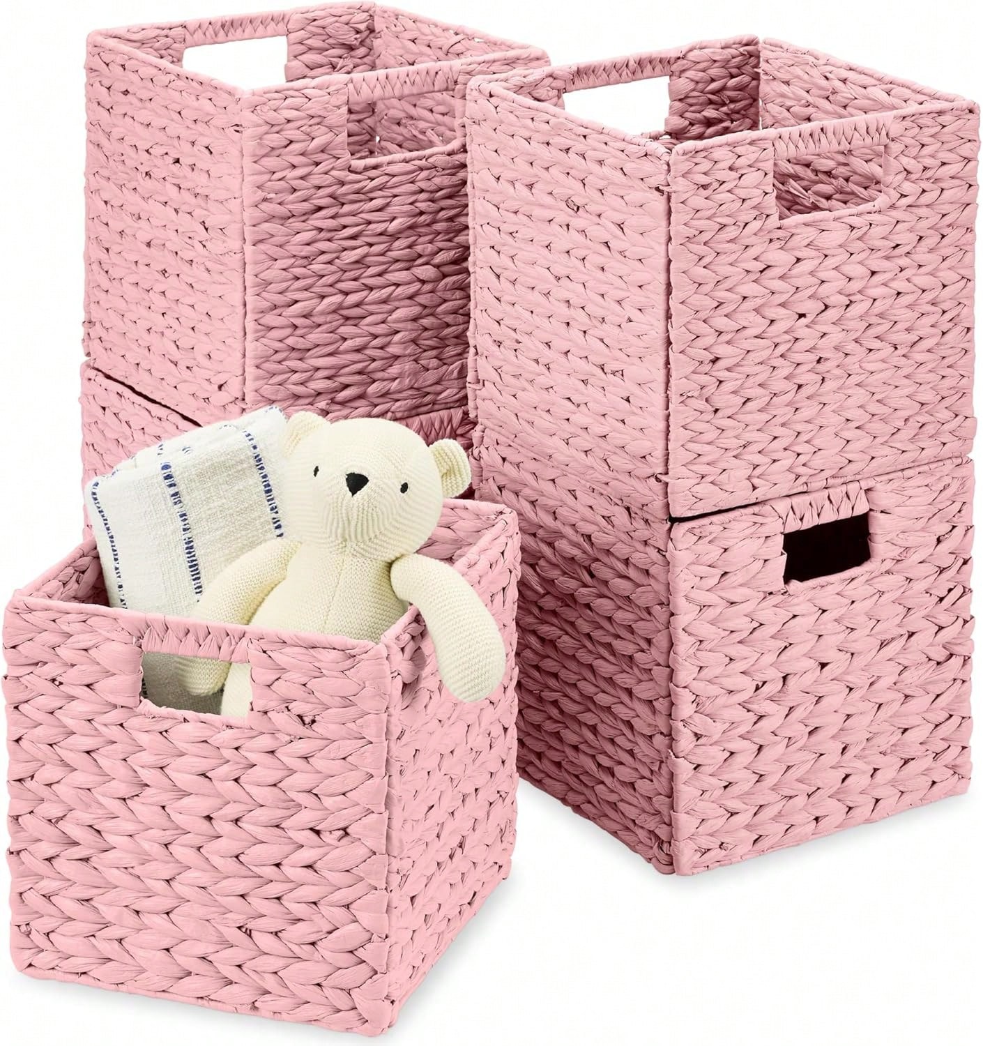 10.5x10.5in Pack Of 5 Cube Sto - Kids Toys Basket review and price