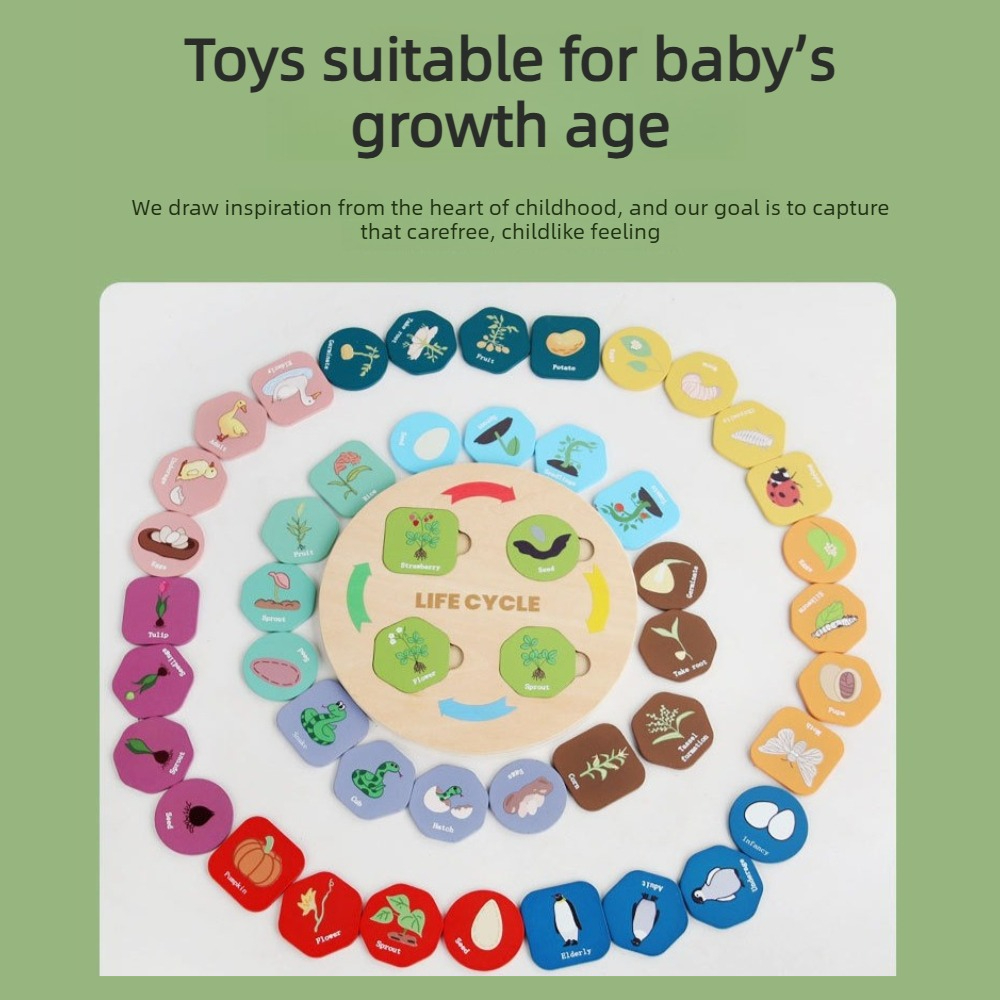 1Pc Wooden Growth Puzzle, plan - Kids Toys Cycle review and price