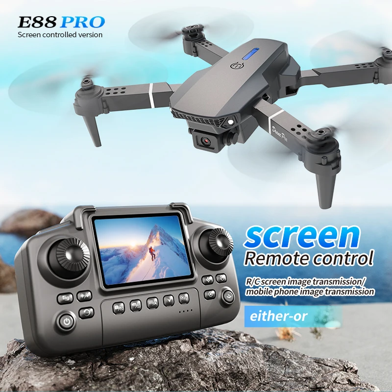 Professional E88 PRO Drone wit - Kids Toys Helicopter review and price