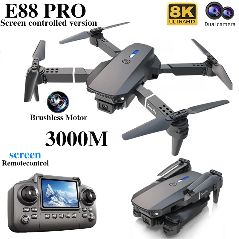 Professional E88 PRO Drone wit - Kids Toys Helicopter review and price