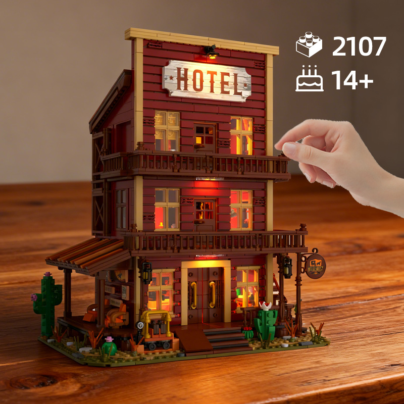 Western Hotel Cartoon Small Pa - Kids Toys Exhibition review and price