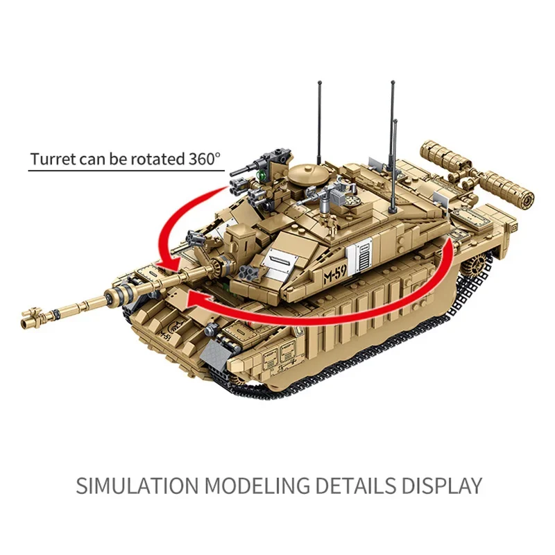 1687Pcs Military Tanks UK Chal - Kids Toys Uk review and price