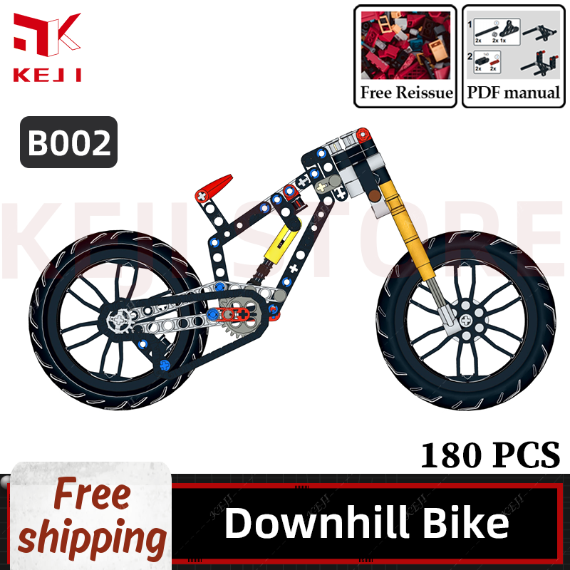 KEJI MOC Downhill Mountain Bik - Kids Toys Cycle review and price