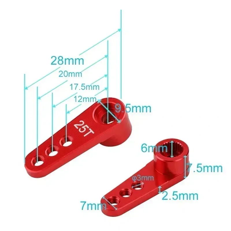 NEEBRC 25T Metal Servo Arm 3 H - Kids Toys Remote Car review and price