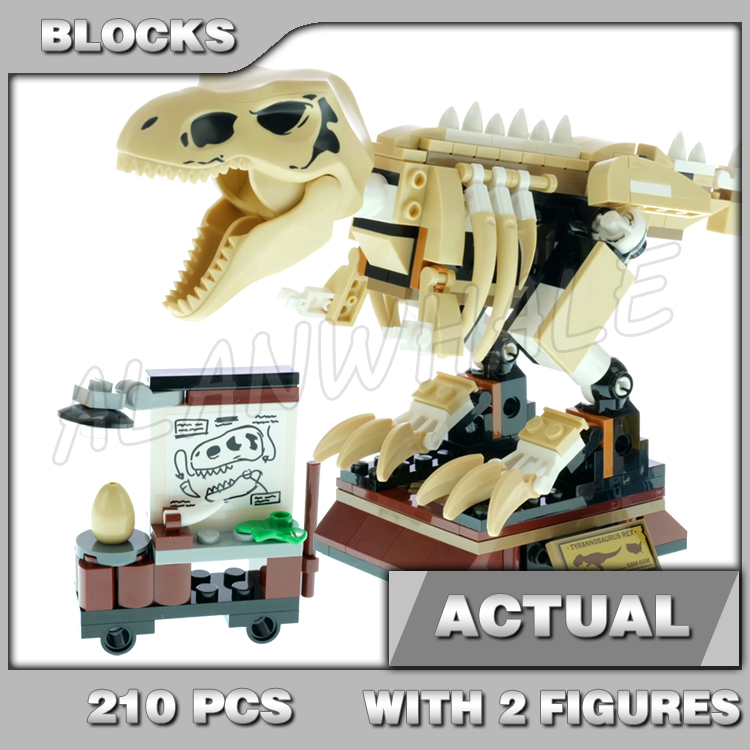 210pcs Jurassic World Dinosaur - Kids Toys Exhibition review and price