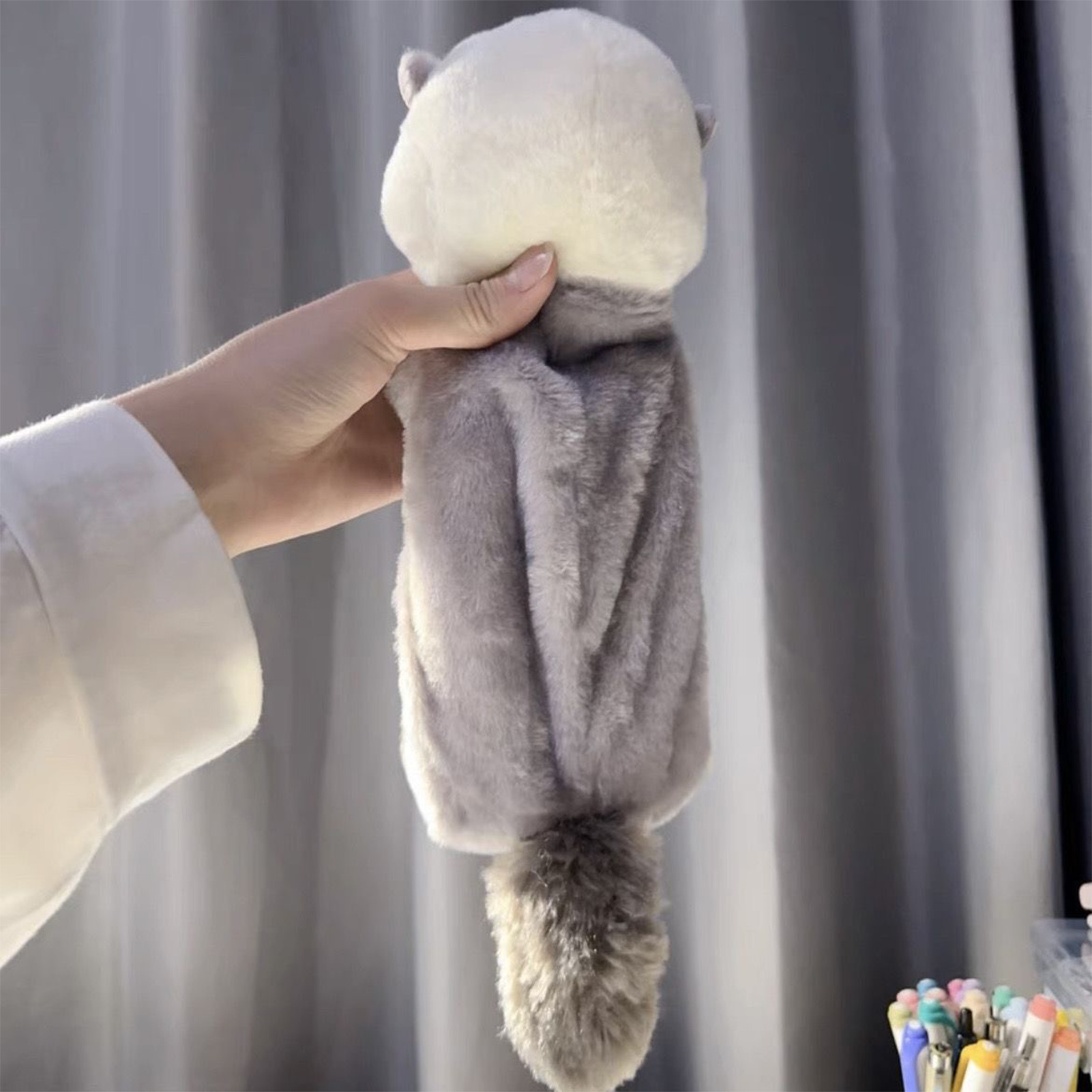 Creative Plush Toy Pencil Case - Kids Toys Bag review and price