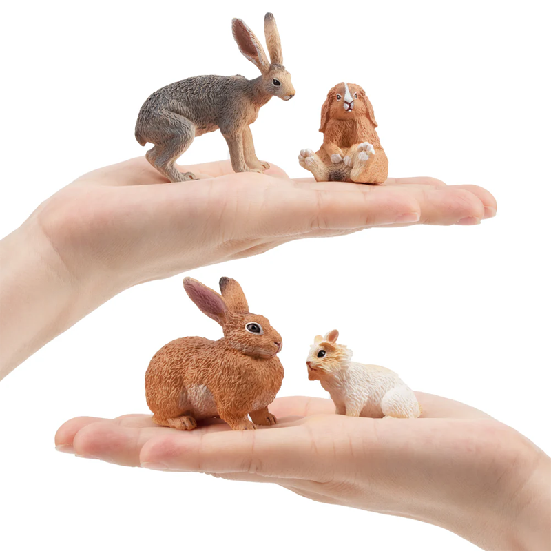 12Pcs Simulation Rabbit Farm A - Kids Toys Variety review and price