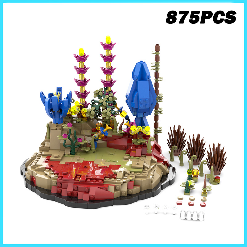 875PCS NEW MOC Exhibition Land - Kids Toys Exhibition review and price