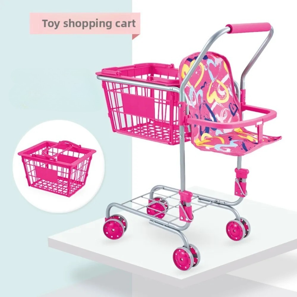 Baby Doll Shopping Cart for Gi - Kids Toys Basket review and price