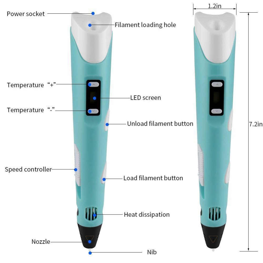 Dikale 3D Pen LED Screen DIY 3 - Kids Toys Uk review and price