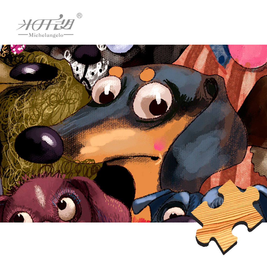 Michelangelo Wooden Jigsaw Puz - Kids Toys Under 1000 review and price