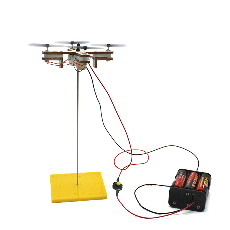 Funny DIY Drone Model Kids Sci - Kids Toys Helicopter review and price