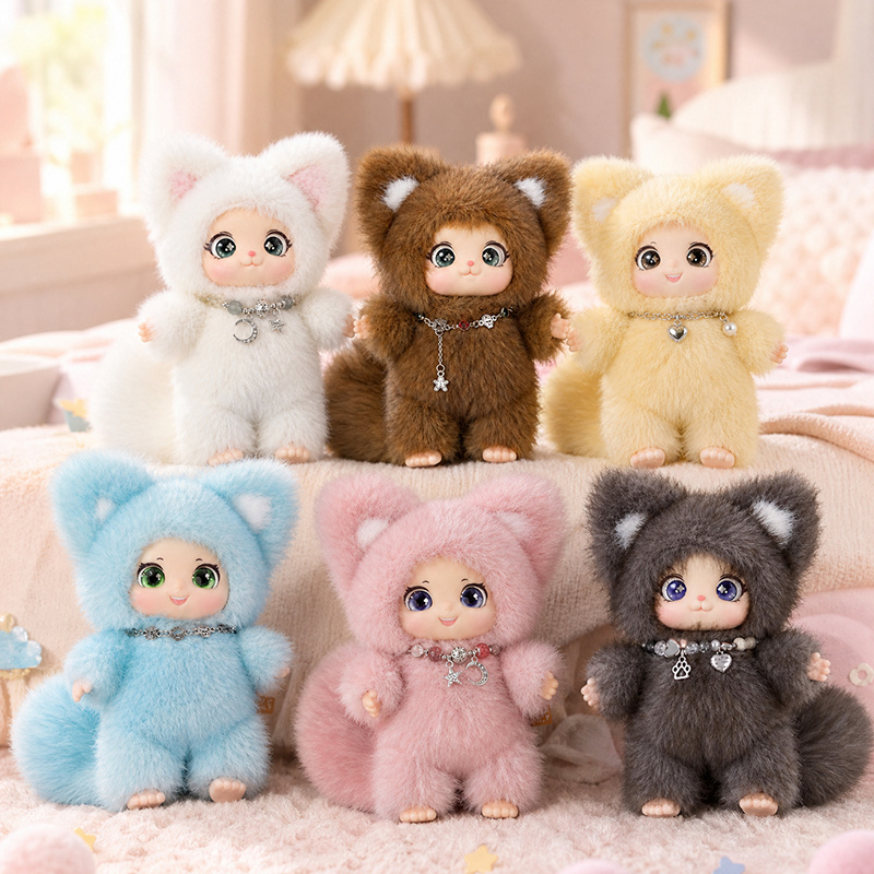 18cm New Cute Family Fox Plush - Kids Toys Bag review and price