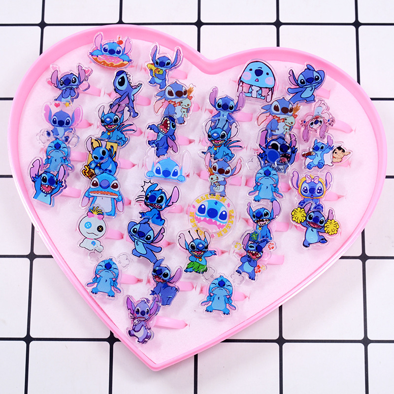 Stitch Acrylic Ring 10/20pcs K - Kids Toys Return Gift review and price