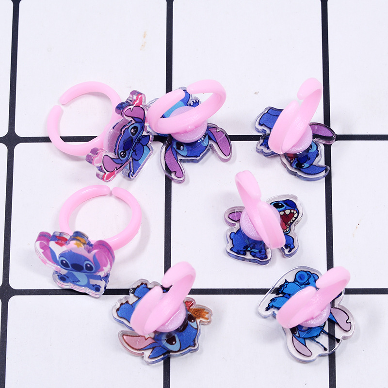 Stitch Acrylic Ring 10/20pcs K - Kids Toys Return Gift review and price