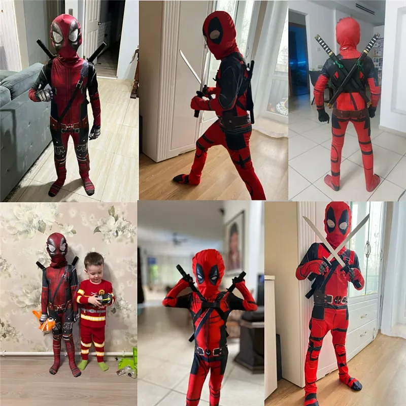 3-12Y Kids Deadpool Costume wi - Kids Toys Bag review and price