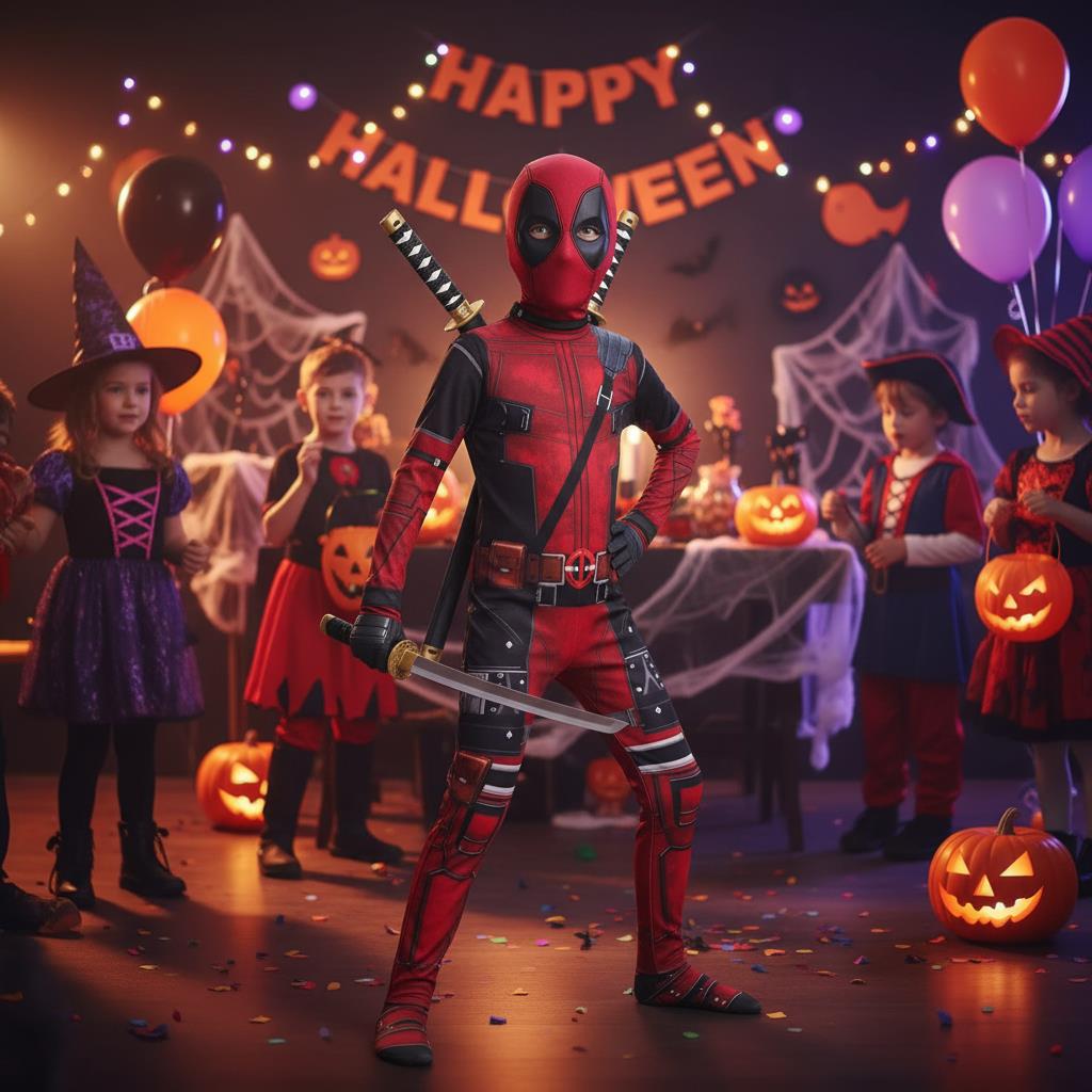 3-12Y Kids Deadpool Costume wi - Kids Toys Bag review and price