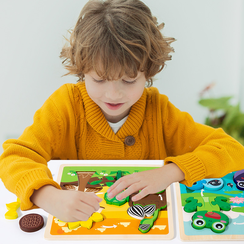 Baby Toy Wooden 3D Puzzle Toys - Kids Toys Cycle review and price