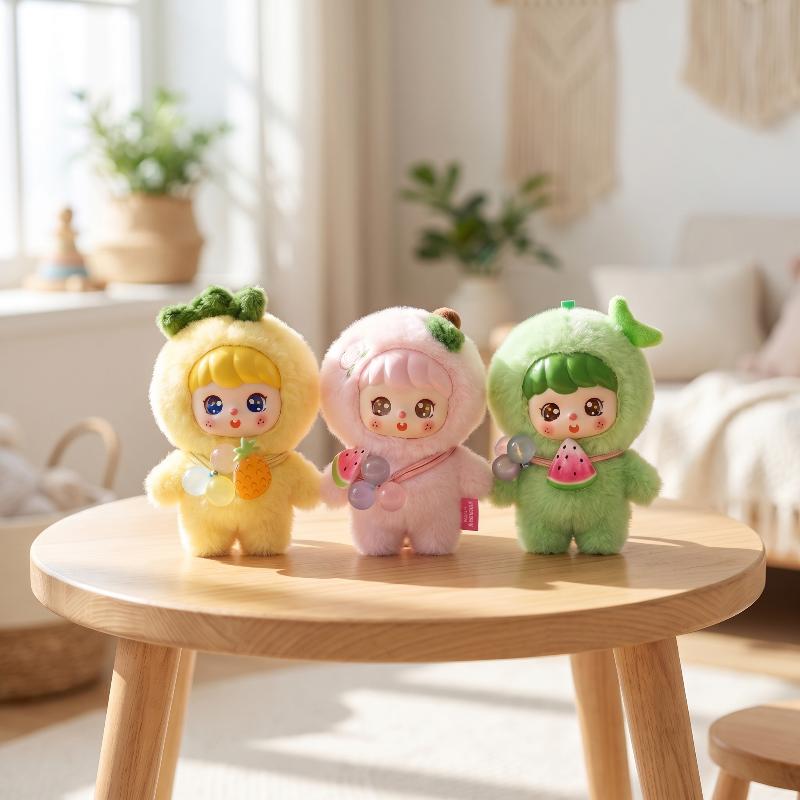 Cute Fruit Plush Doll Keychain - Kids Toys Bag review and price