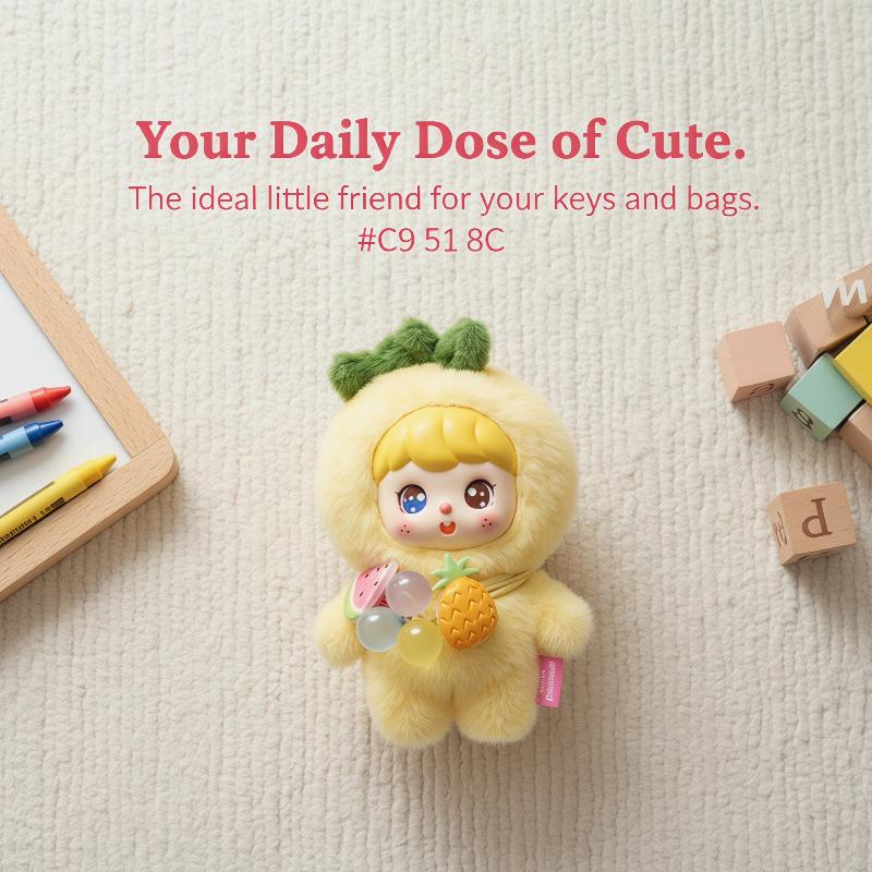 Cute Fruit Plush Doll Keychain - Kids Toys Bag review and price