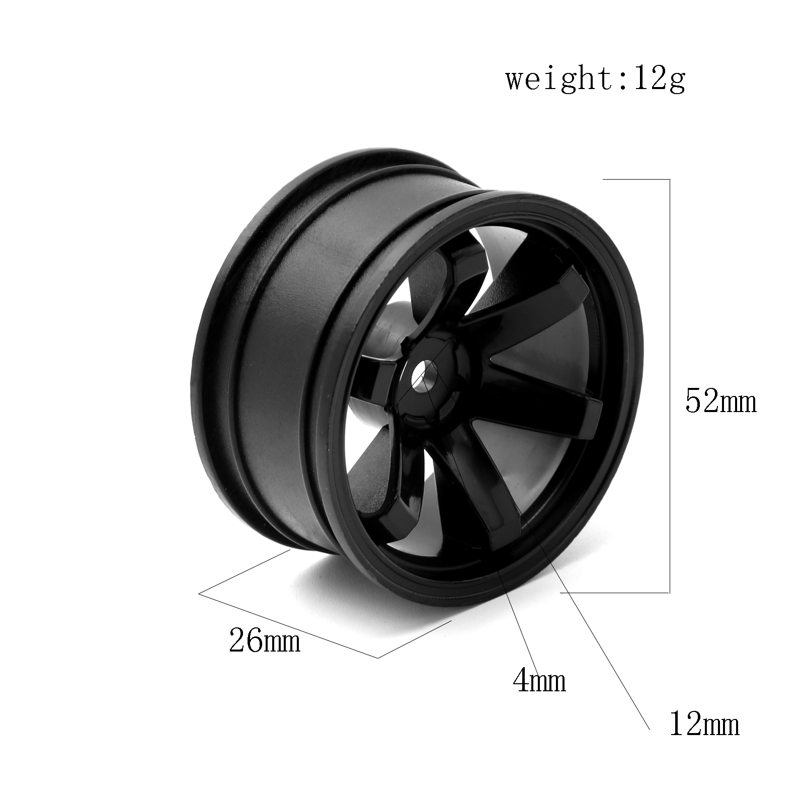 4pcs  Plastic Wheel Hub RC Rac - Kids Toys Remote Car review and price