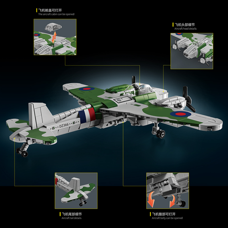 UK Military WW2 De Havilland M - Kids Toys Uk review and price