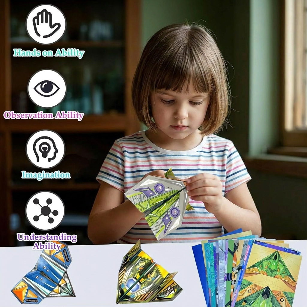 Kids Paper Airplane Craft Kit  - Kids Toys Brands review and price