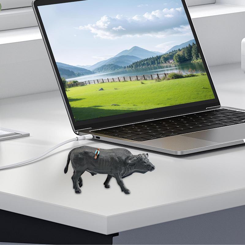 Miniature Cattle Figurines Cat - Kids Toys Exhibition review and price