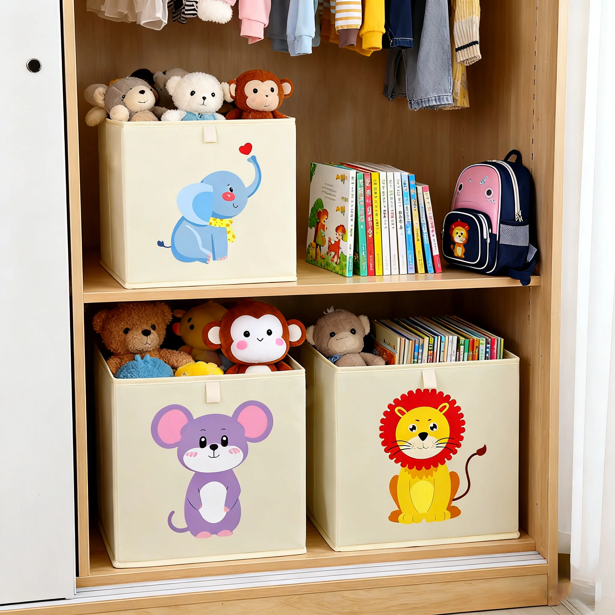 Cute Cartoon Kids Storage Bask - Kids Toys Basket review and price